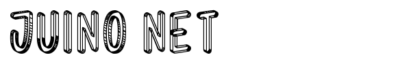 Juino Net font preview